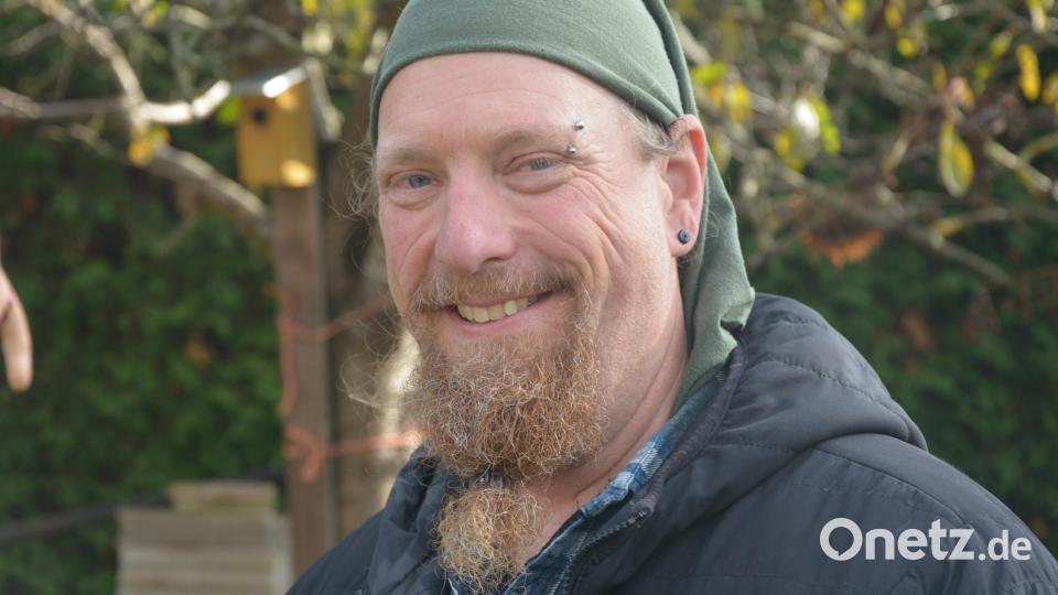 Wolfgang Fleischer hat sichtlich Spaß an Halloween. Archivbild: jr