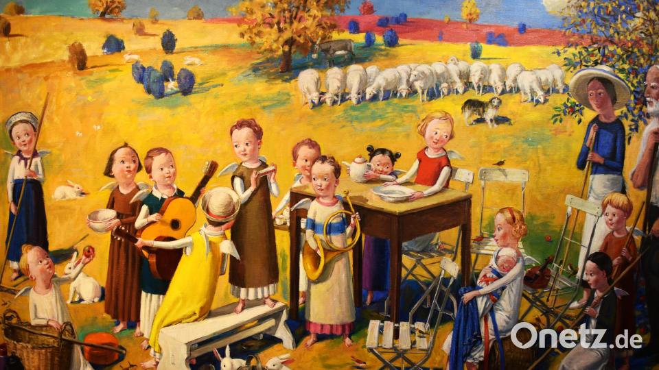 Die Szenen um den kleinen Jesus sind liebenswert, ausgesprochen nett und unbedingt einen längeren Blick wert. Wer sie genießen möchte, sollte auch auf die vielen Details achten, die sich in diesen Gemälden befinden. Bild: ubb