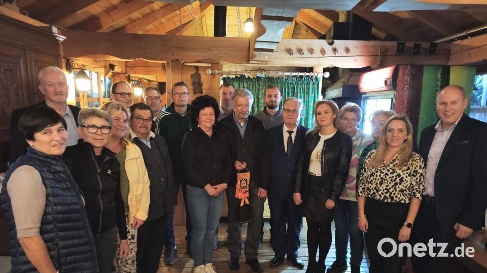 Auch ein Treffen mit dem Gemeinderat der polnischen Partnergemeinde Goczałkowice-Zdrój stand für die Plößberger auf der Tagesordnung. Bild: flt