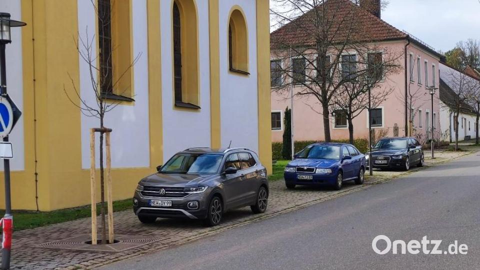Entlang der Kirche sind die meisten Bäume eingegangen, nun können die neu gepflanzten Bäume im kommenden Jahr erblühen Bild: hme