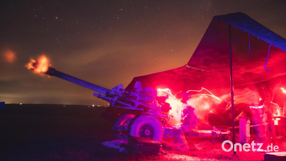 Nächtliches Schießtraining im September auf dem Truppenübungsplatz in Grafenwöhr. Die Ausbildung von ukrainischen Soldaten wird hier möglicherweise noch länger eine größere Rolle spielen. Bild: Staff Sgt. John Yountz