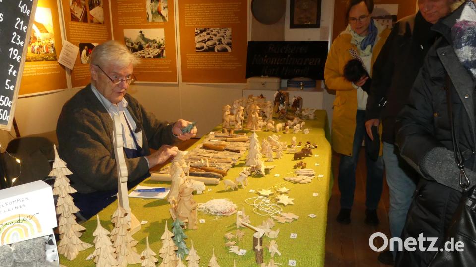 Anton Pöpperl war das Ziel vieler Krippenfreunde Bild: rn