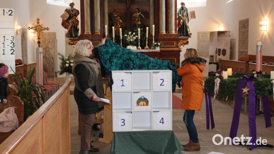 Am 24. Dezember wird das letzte Türchen geöffnet. Bis dahin halten die übrigen noch Überraschungen für Besucher der Dreieinigkeitskirche bereit. Bild: rpp