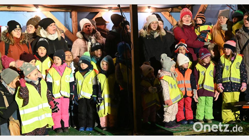 Der „Mini-Chor“ des Sorghofer Kindergartens. Bild: gf