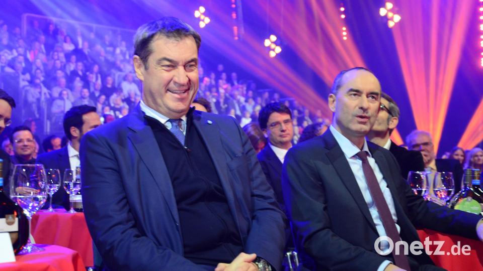Markus Söder und Hubert Aiwanger. Bild: Kunz