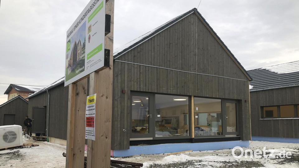 Im neuen Kinderhaus &quot;Die Tonwerker&quot; werden derzeit die Räume fertig ausgestaltet. Bild: wro