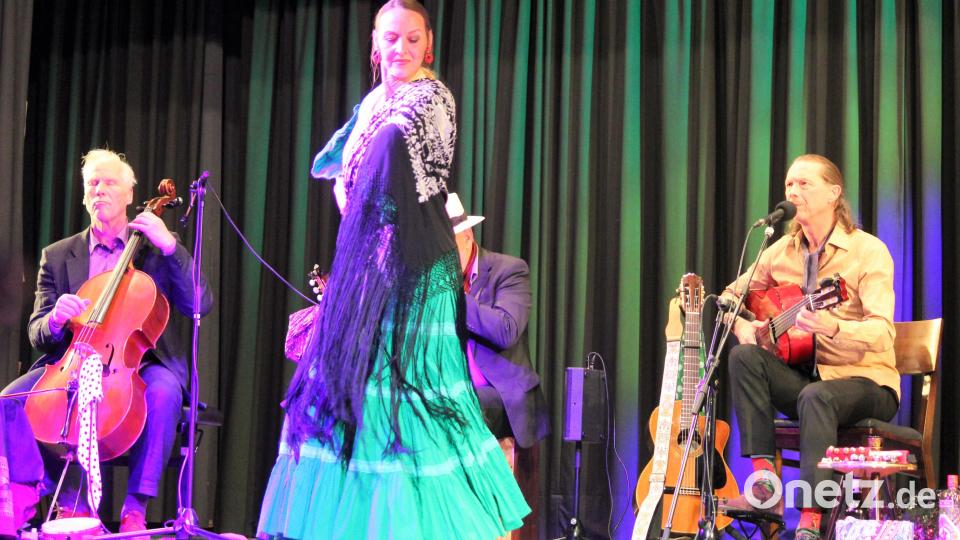 Zur "Andalusischen Weihnacht" war das Publikum in die Stadthalle eingeladen worden - mit viel Musik und viel Tanz. Bild: stg