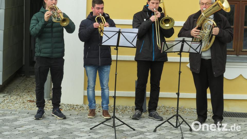 Das Bläserquartett der Jugendblaskapelle Bild: adj
