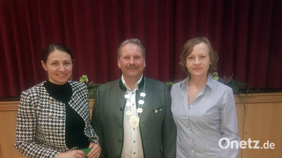 Liudmylla Erhardt (links) und Olga Drehobel leisteten nach dem Beginn des Ukraine-Krieges wertvolle Arbeit für die Flüchtlinge. Bild: ld