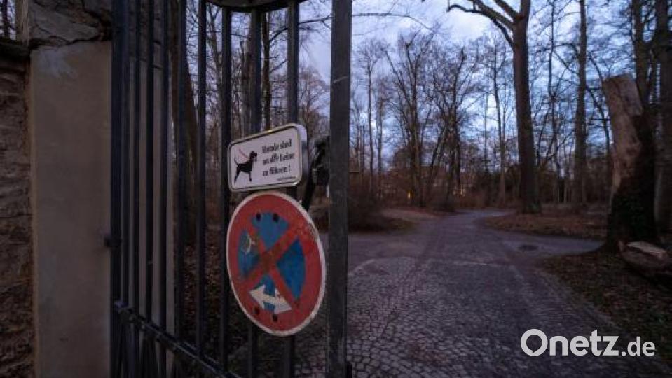 Der 39 Jahre alter Häftling ist nach Polizeiangaben aus dem nahegelegenen Amtsgericht in Regensburg auch durch den Dörnbergpark geflohen. Bild: Armin Weigel/dpa