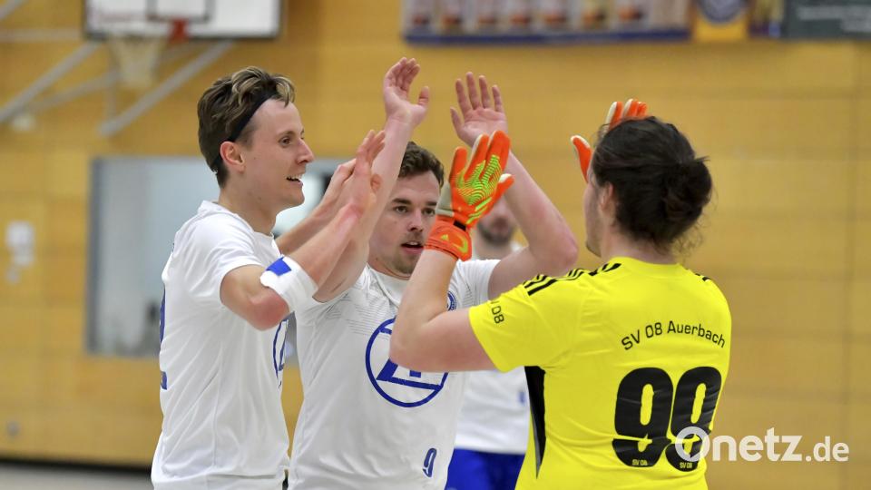 Der SV 08 Auerbach konnte mit dem Turnierverlauf zufrieden sein. Bild: Hubert Ziegler