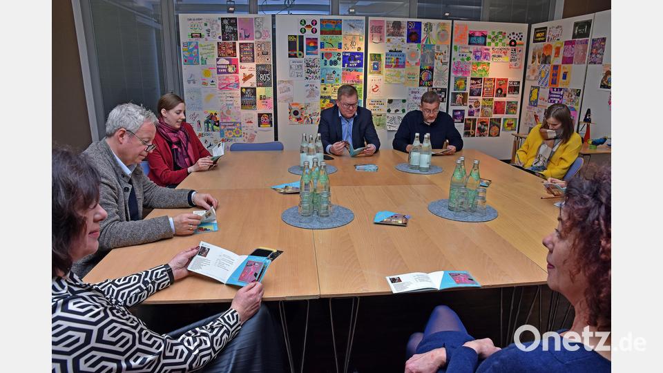 In der Stadtgalerie haben die Beteiligten das neue Jahresprogramm vorgestellt. Bild: Stephan Huber