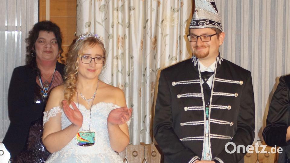 Das Prinzenpaar Jasmin I. und Markus III. Bild: Roland Frischholz/exb