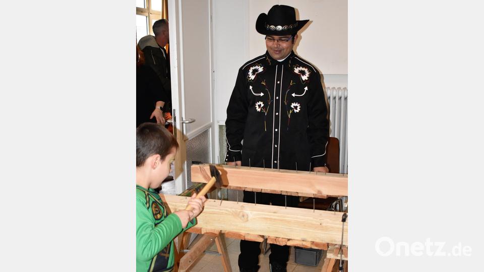 Kaplan Raveendra als Cowboy Bild: rgr