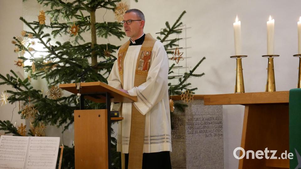 „Ermutigung brauchen wir auch im Glauben. Wir müssen Positives weitersagen und uns auch in der Ökumene gegenseitig Mut zusprechen.“ (Stadtpfarrer Dr. Thomas Vogl) Bild: hmr