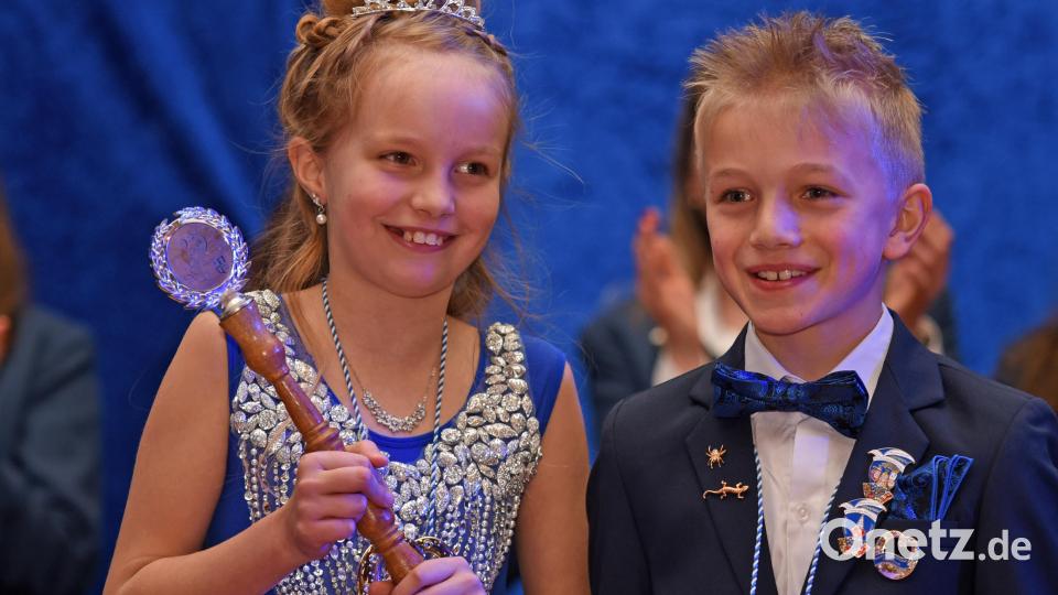 Kinderprinzessin Sophie I. und Kinderprinz Jonas I. Bild: gb