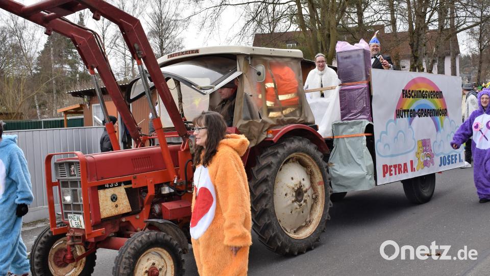 Der Faschingszug des &quot;Faschingsvereins Hütten-Grafenwöhr&quot; Bild: rgr