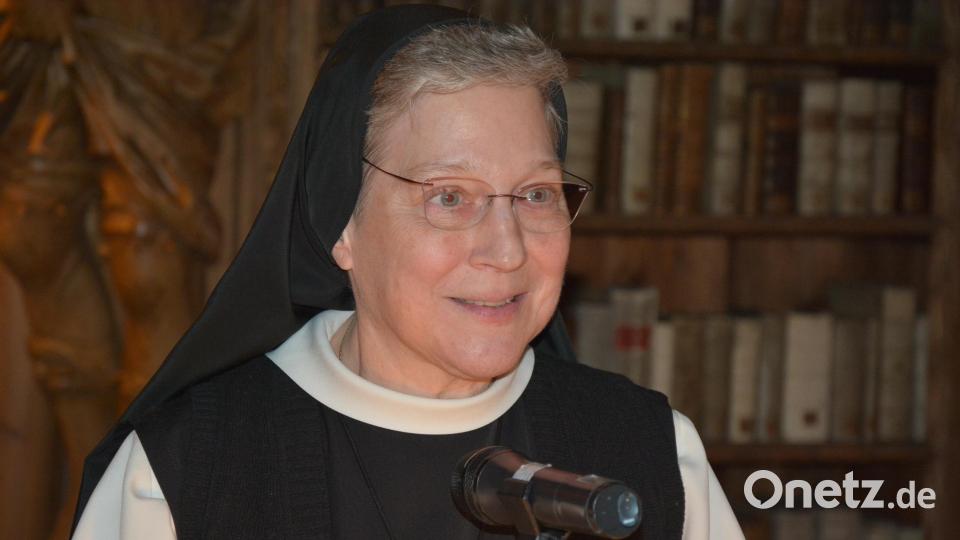 Äbtissin Laetitia Fech hält im KEB-Jahresprogramm den Vortrag „Die Berufung zum Ordensleben, speziell im Zisterzienserinnen-Kloster Waldsassen“. Archivbild: jr