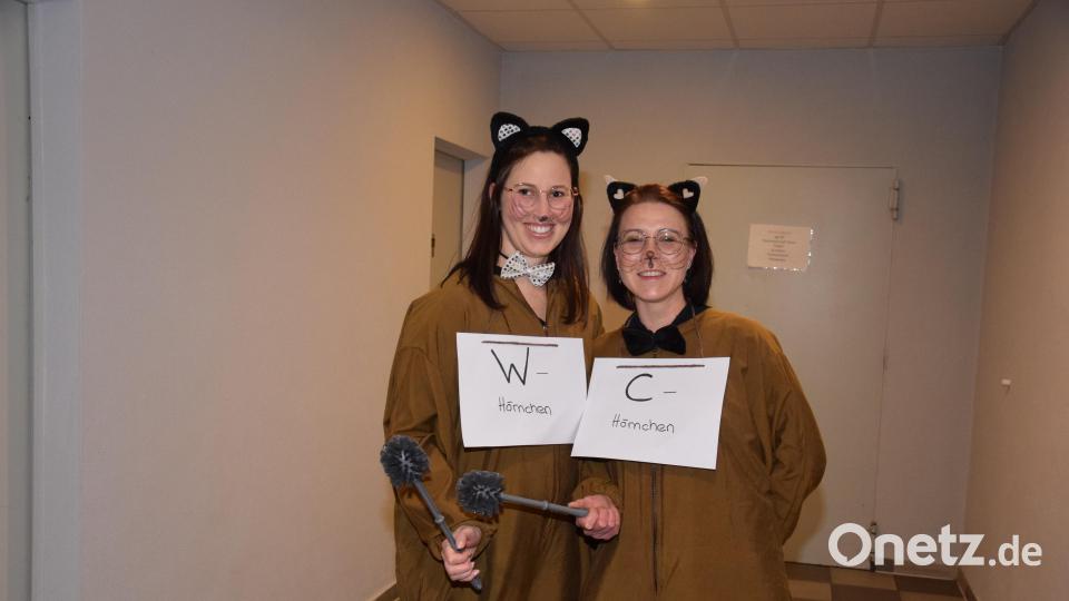 W-Hörnchen und C-Hörnchen sorgten für Ordnung in den Toiletten - was viele Gäste ziemlich witzig fanden. Bild: fla