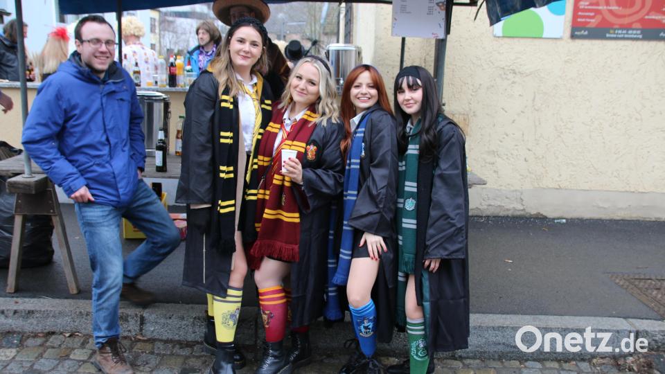 Die vier Hogwarts-Schülerinnen verzauberten mit ihrem Charme. Bild: sne