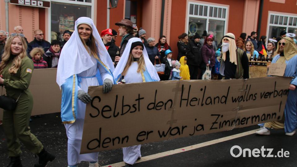 Viele politischen Anspielungen waren zu finden. Bild: sne