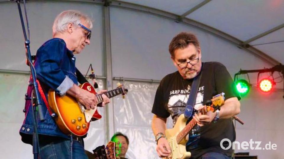 Blues- und Jazzmusiker Wolfgang Bernreuther gab alles. Bild: Jürgen Klein/exb