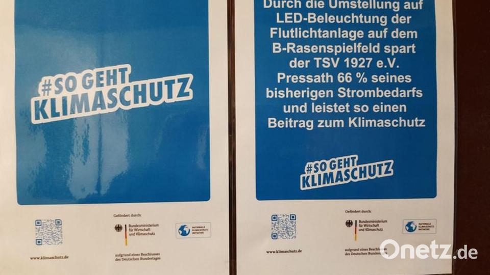 TSV Pressath -So geht Klimaschutz- Bild: Josef Sirtl/exb