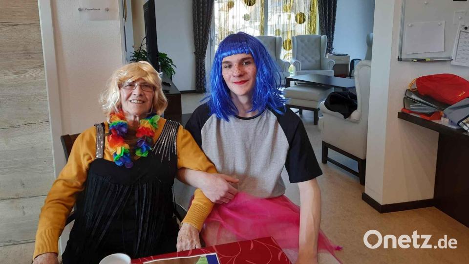 Ein passendes Outfit für die Faschingsfeier war schnell gefunden. Bild: gz