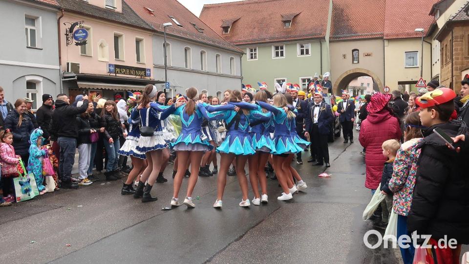 Beste Feierlaune im Zug und am Straßenrand: So muss das sein. Bild: Rosi Hasenstab