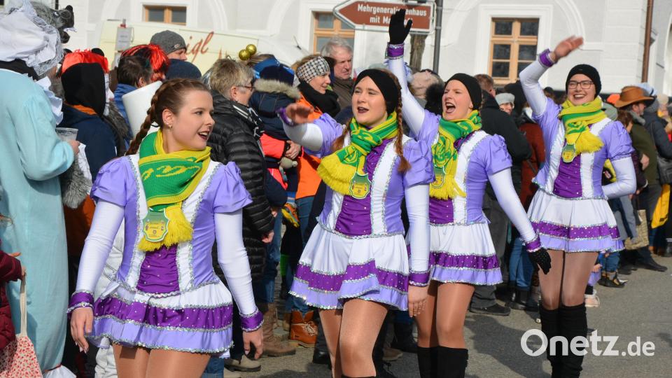 Mitglieder der Prinzengarde des TSV Reuth. Bild: jr