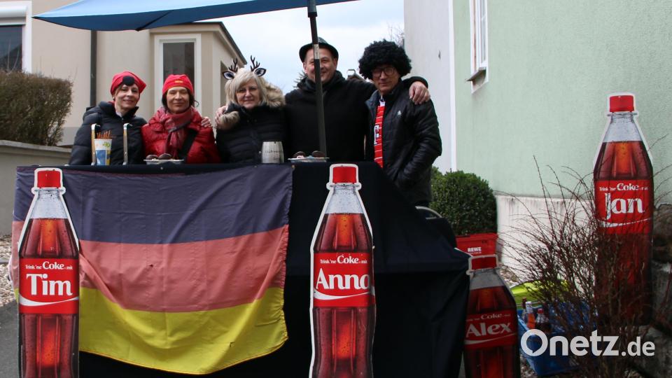 Auf dem Zugweg gab es auch mehrere Verpflegungsstände. Bild: lep