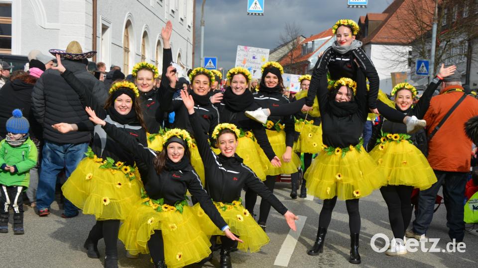Die Tanzgruppe &quot;Temtation&quot; des TB Jahn Wiesau. Bild: jr