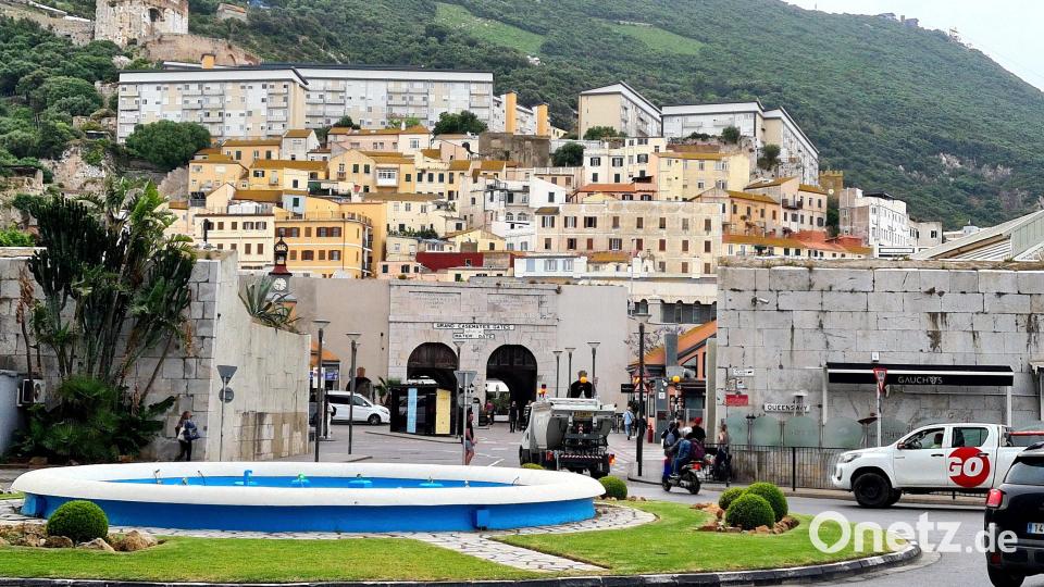 Blick auf die Altstadt von Gibraltar: Das britische Überseegebiet ist dicht besiedelt. Bild: Roswitha Bruder- Pasewald
