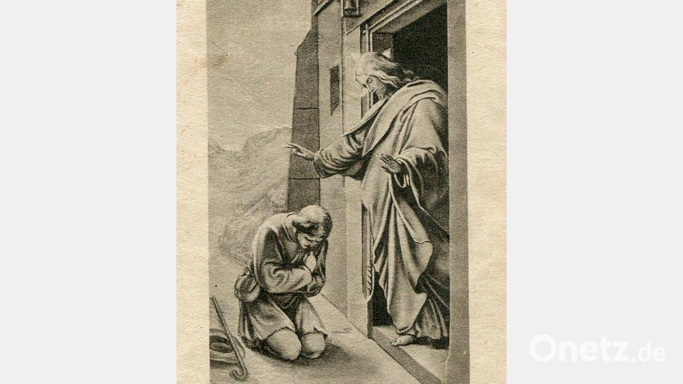 Auch ein Beichtzettel von 1935 aus St. Georg Amberg bereichert die Beichtzettelsammlung von Josef Schmaußer. Repro: ads