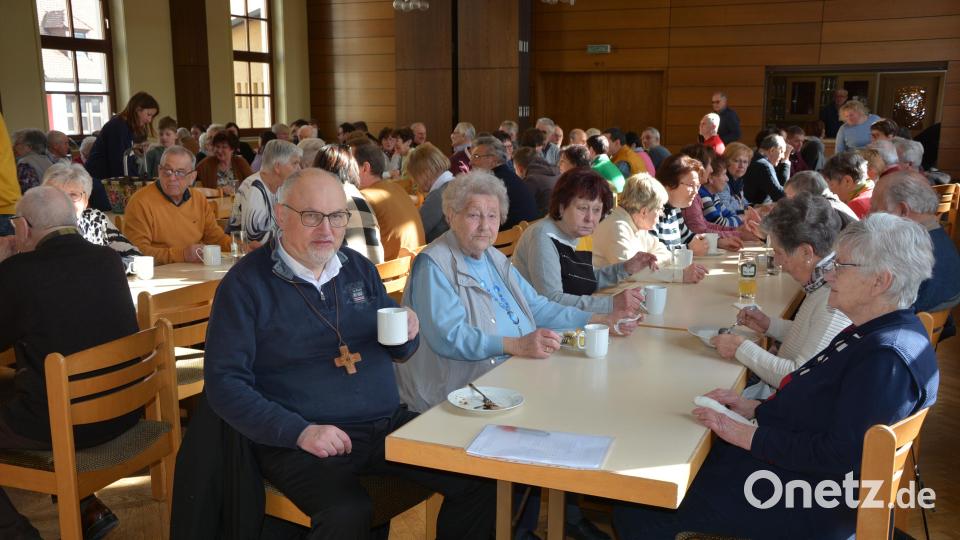 Großen Anklang fand das Fastenessen im Josefsheim. Bild: jr