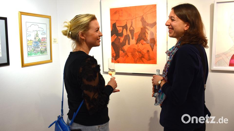 Über Kunst zu diskutieren gehört zu einer Ausstellung dazu. Bild: ubb