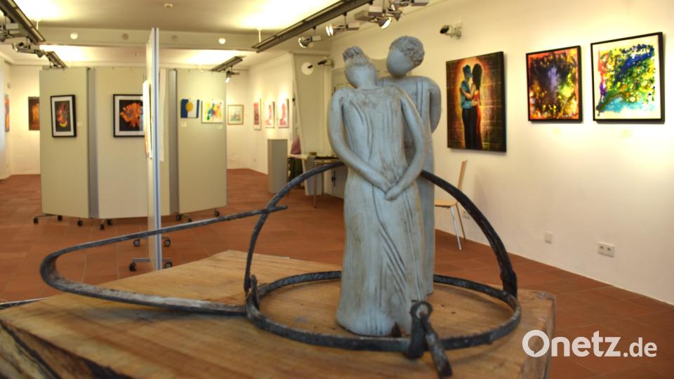 Die neue Kunstausstellung mit Tiel &quot;Dialog &amp; Partnerschaft&quot; kann sich sehen lassen. Bild: ubb