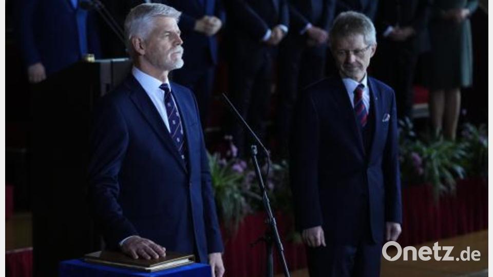 Petr Pavel ist neuer Präsident von Tschechien,, Am Donnerstag legte er auf der Prager Burg den Amtseid ab. Bild: Petr David Josek/dpa