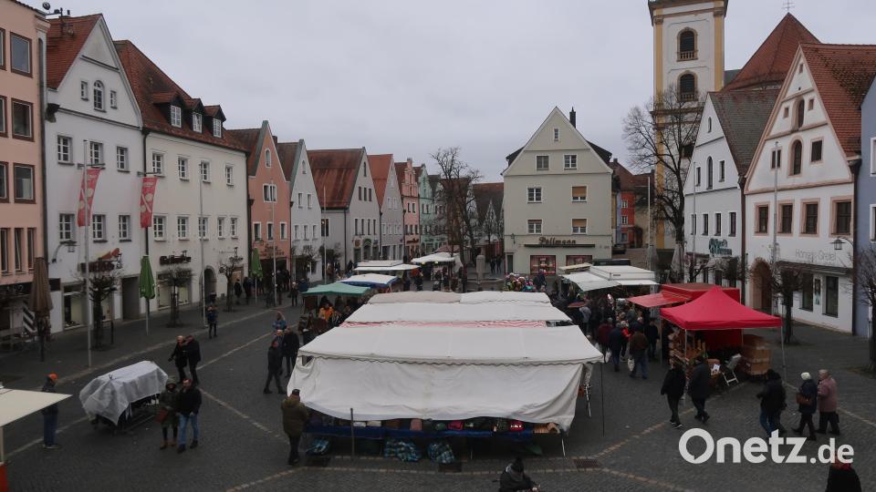 Der Mittefastenmarkt in Weiden. Bild: Kunz