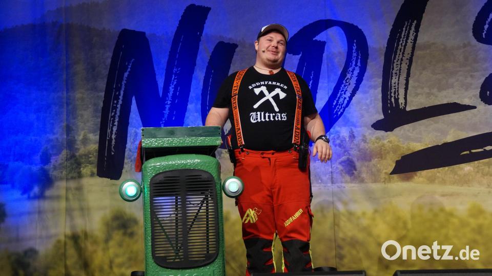 Mit derben Sprüchen und originellen Lachversionen begeisterte der "Addnfahrer" seine Fans, die ihn aus den sozialen Medien kennen und lieben Bild: wel