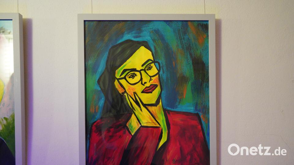 Zu sehen sind unter anderem Selbstportraits, Holz- und Linolschnitte, großformatige Acrylarbeiten und Zeichnungen. Bild: kaz
