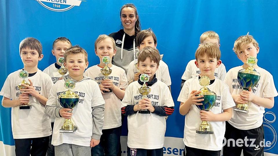 Große Beteiligung: Die meisten Spieler gehen in der Altersklasse U9 männlich an den Start. Bild: lst/exb