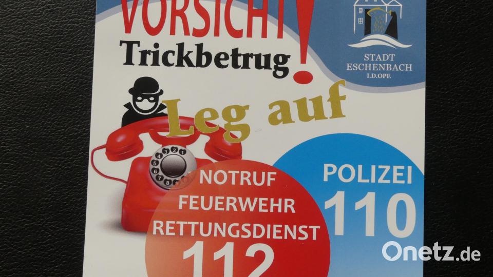 Dieser Aufkleber soll Betrugsversuche verhindern. Bild: rn