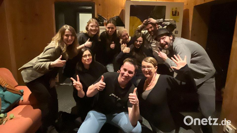 Theater macht Spaß. Die Teilnehmern des Workshops waren zwei Tage lang gefordert. Bild: nba