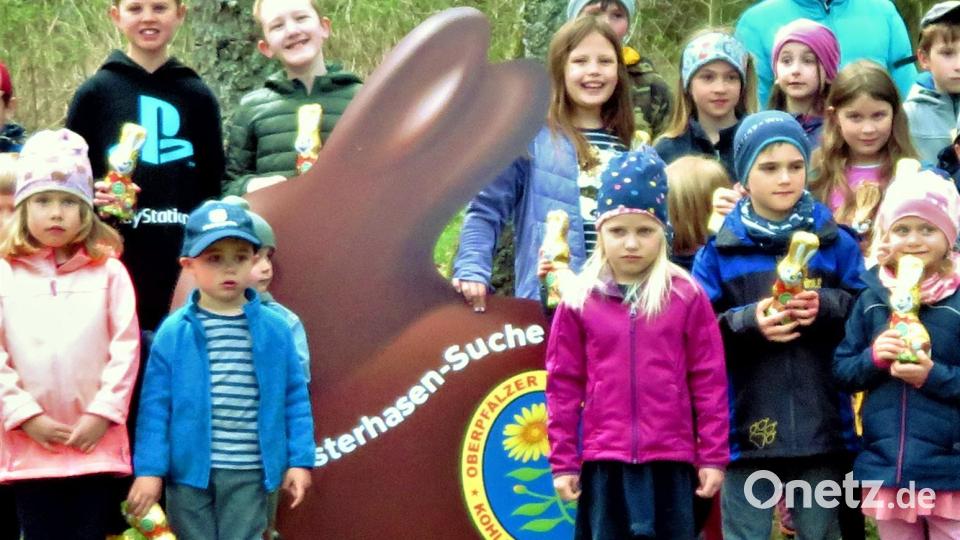 Am Ostermontag-Nachmittag wird auf dem OWV-Gelände im Kohlberger Ortsteil Schlemm wieder zum großen Halali auf die Schokohasen-Jagd geblasen. Archivbild: Jürgen Dolles/exb