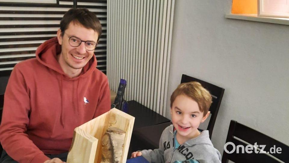 Unter Anleitung fertigten die Kinder Insektenhotels. Bild: FGV Waldershof/exb