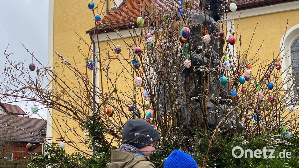 Der Osterbrunnen in Irchenrieth Bild: fz