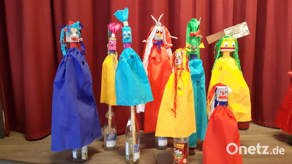 Workshop "Handpuppen bauen" des Theaterverein Dorfbühne Waidhaus Bild: Josef Kleber/exb