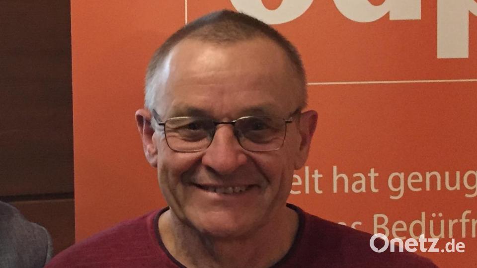 Josef Metzger sprach über die Möglichkeit, Biomüll zu vergären. Bild: Wallmeyer/exb