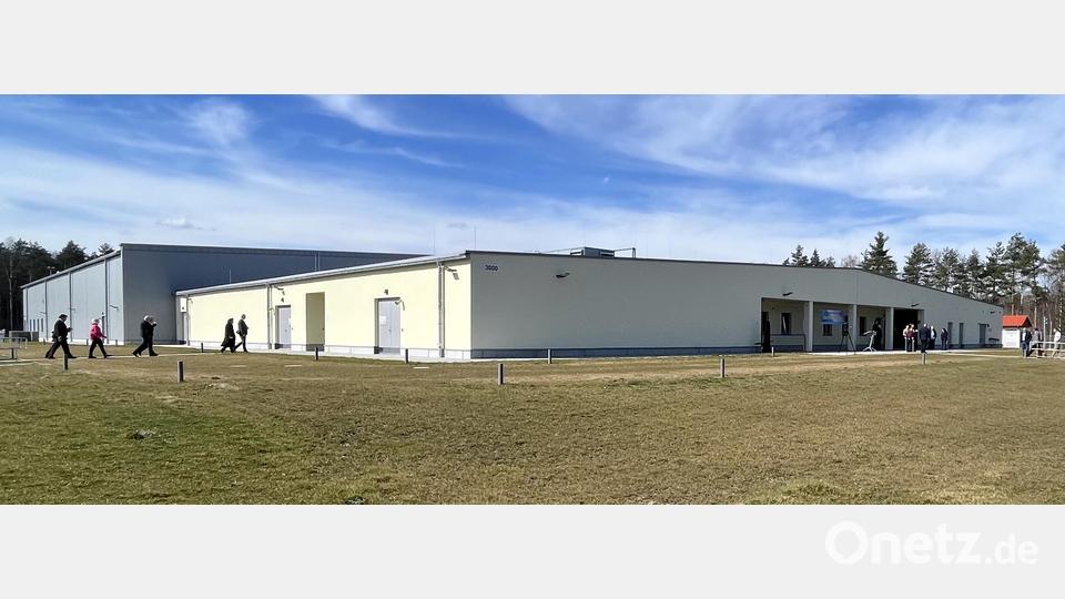 Der zweigeteilte Komplex des TSC in Nähe des Camps Nomandie hat eine Gebäudefläche von 6500 Quadratmeter und die Außenmaße von 100 mal 65 Meter. Bild: mor
